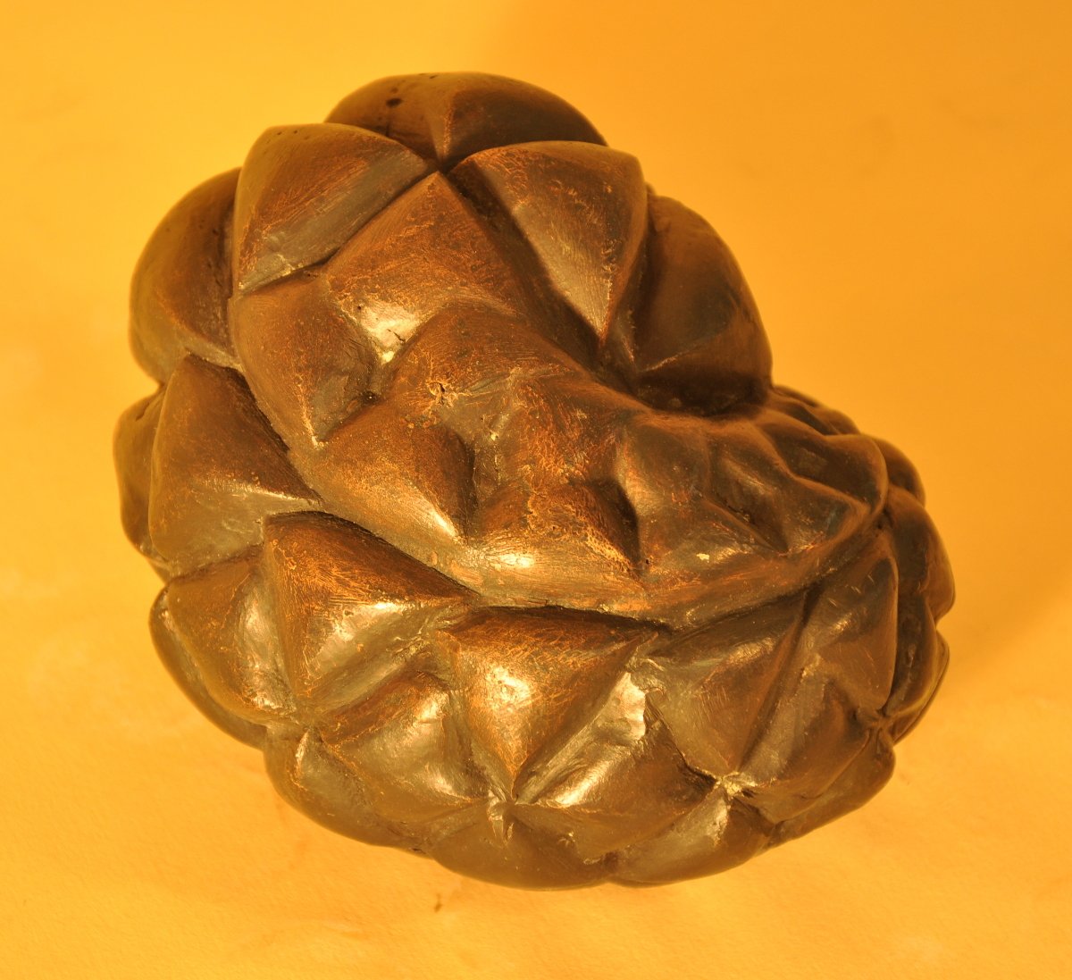 Crescita frattale - scultura in bronzo