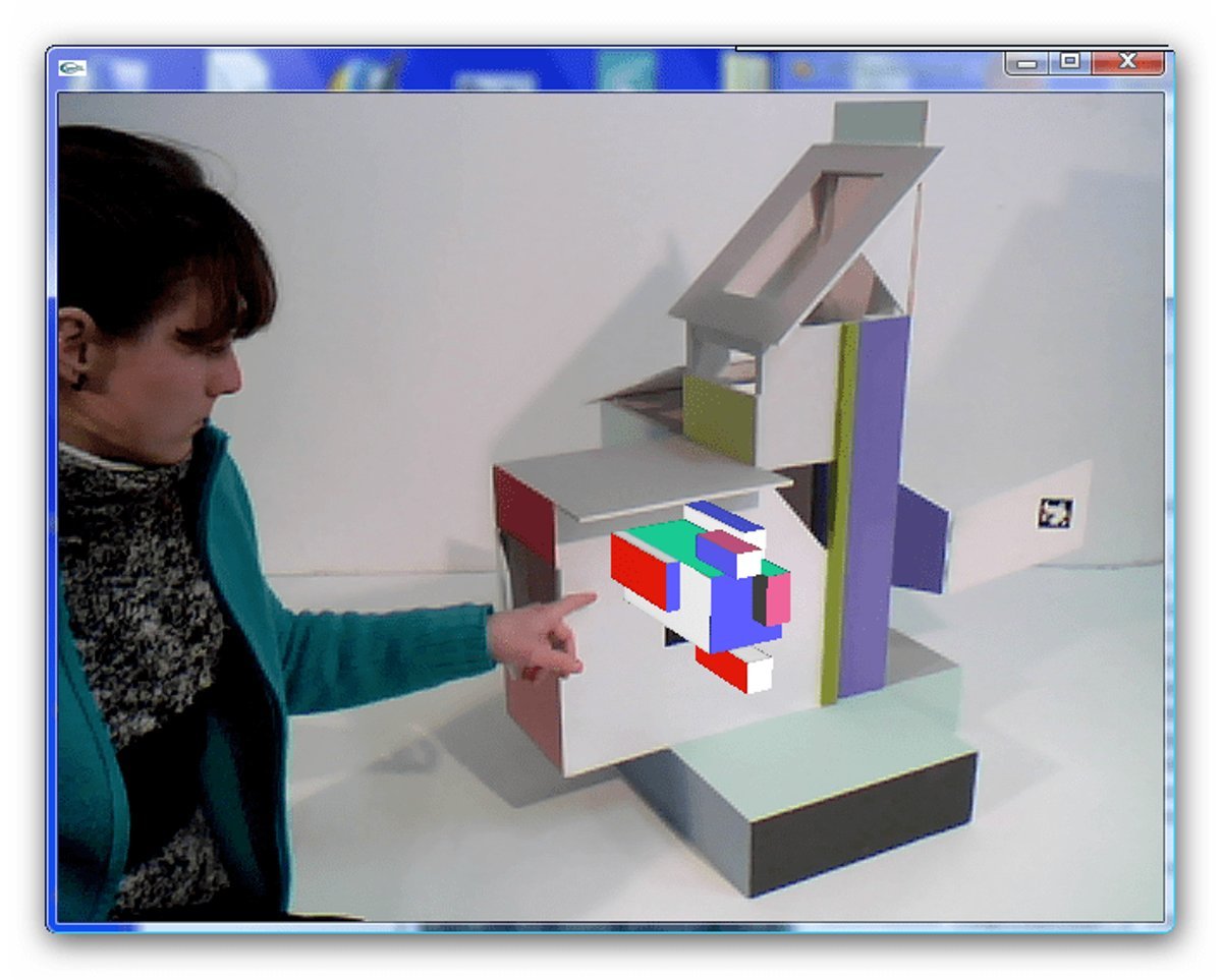 Augmented architecture - interactive art