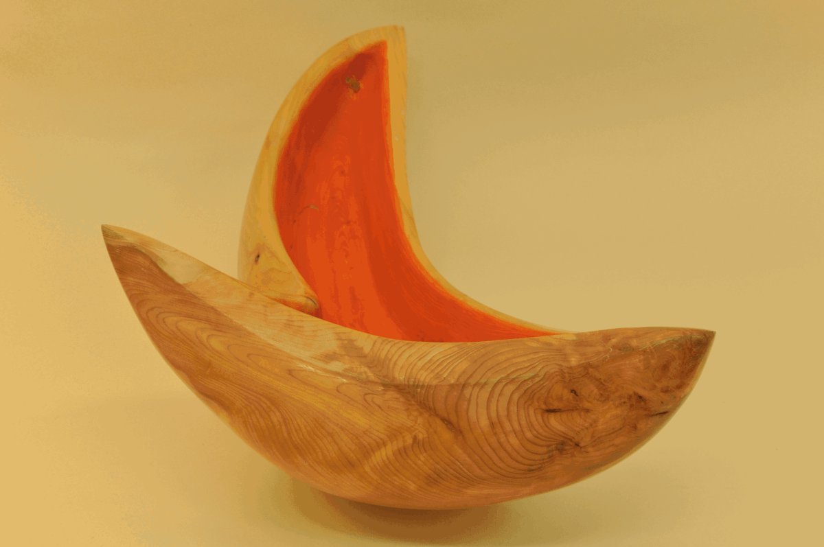 Alchimia - wood abstract sculpture